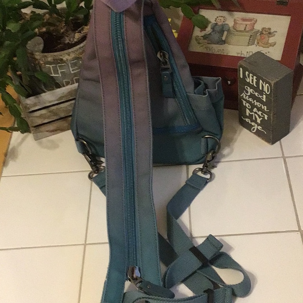 ‘KL928’ Canvas Sling/Crossbody NWOT (#7) - Picture 7 of 11